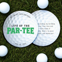 Golf Anniversaire de la vie du Par Tee 50e Anniver