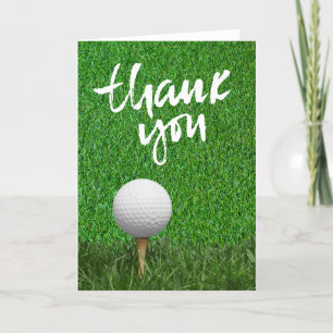 Carte De Remerciements GOLF Greens Gratitude : Fairway