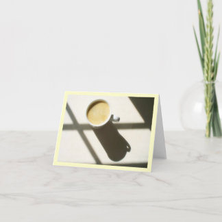 Carte De Remerciements Good Morning Coffee Glow