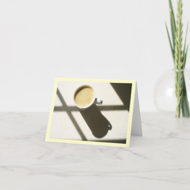 Carte De Remerciements Good Morning Coffee Glow (Devant)