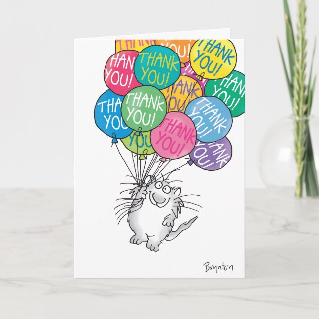 CARTE DE REMERCIEMENTS GRÂCE À UN BUNCH (Devant)