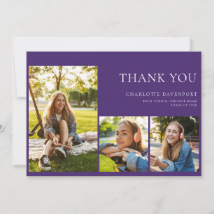Carte De Remerciements Graduation 2025 Photos modernes