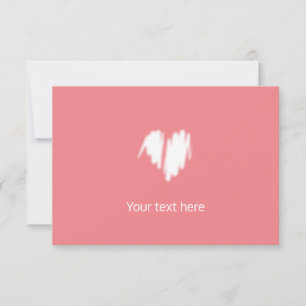 Carte De Remerciements Graffiti blanc modéré Sprayed Heart Image