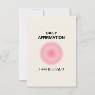 Carte De Remerciements Gratitude Quotidienne Affirmation Spirituelle Posi