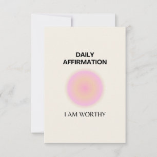 Carte De Remerciements Gratitude Quotidienne Affirmation Spirituelle Posi