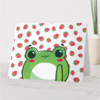 Grenouille à fraise Kawaii
