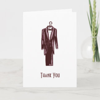 Carte De Remerciements Groomsman
