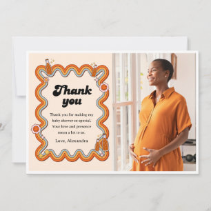 Carte De Remerciements Groovy Elle est prête à faire éclater le kaki Mout