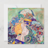 Gustav Klimt - Bébé / Berceau