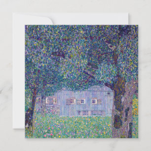 Carte De Remerciements Gustav Klimt - Ferme en Haute-Autriche