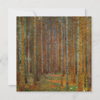 Gustav Klimt - Forêt de pins de Tannenwald