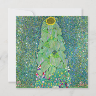 Carte De Remerciements Gustav Klimt - Le tournesol