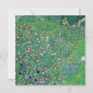 Carte De Remerciements Gustav Klimt - Paysage du jardin italien