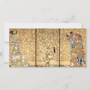 Carte De Remerciements Gustav Klimt - Stoclet Frieze Arbre de vie
