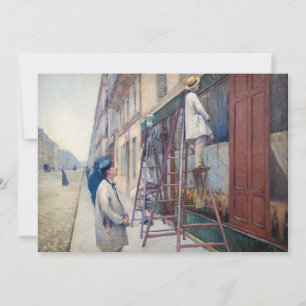 Carte De Remerciements Gustave Caillebotte - Les Peintres en bâtiment