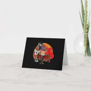Carte De Remerciements Halloween Chihuahua Costume maman mal sorcier pub