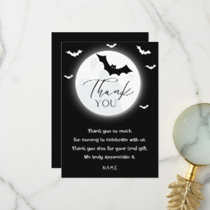 Carte De Remerciements Halloween personnalisé