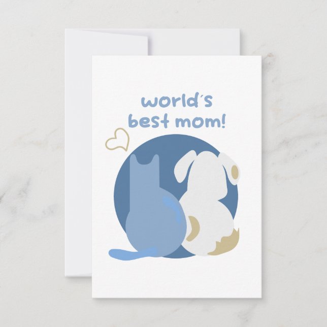 Carte De Remerciements Happy mothers day! (Devant)