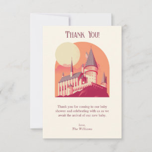 Carte De Remerciements Harry Potter Fille de Poudlard Baby Shower