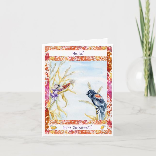 Carte De Remerciements "Harvest" Card (Devant)