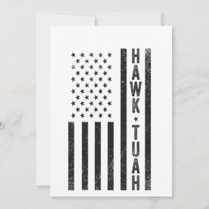 Carte De Remerciements Hawk Tuah crache sur ce thang drôle 4 juillet