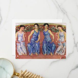 Carte De Remerciements Heilige Stunde par Ferdinand Hodler