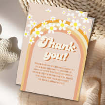 Hello Baby - Retro Groovy Baby Shower