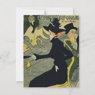 Carte De Remerciements Henri De Toulouse Lautrec - Divan Japonais