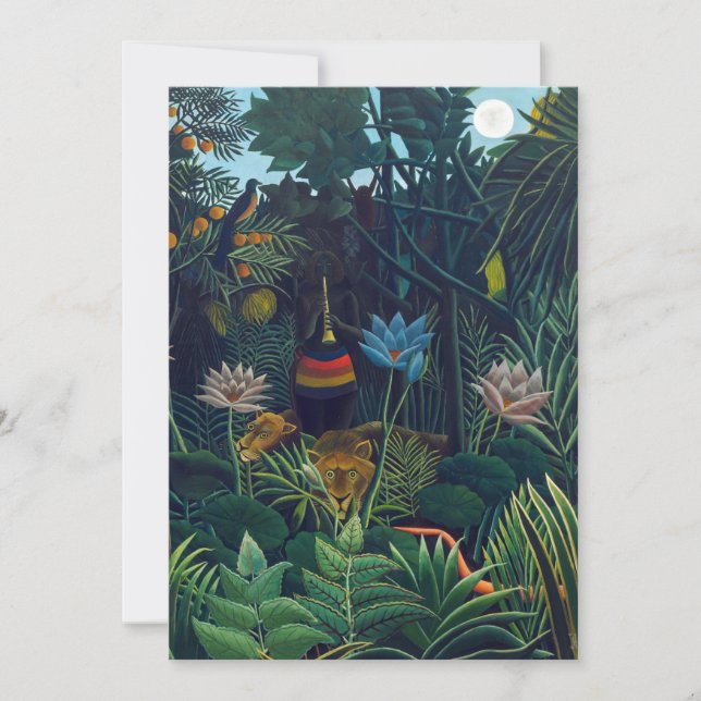 Carte De Remerciements Henri Rousseau - Le Rêve / Le Reve (Devant)