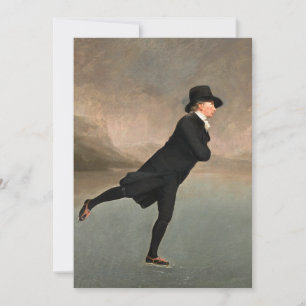 Carte De Remerciements Henry Raeburn - Le Ministre Patineur