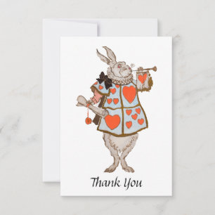 Carte De Remerciements Herald Rabbit