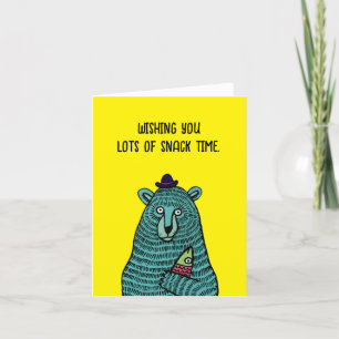 Carte De Remerciements Heure de la collation