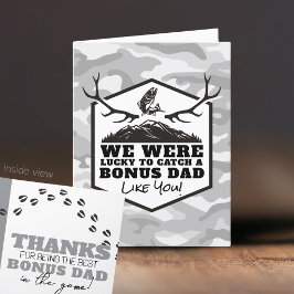 Carte De Remerciements Heureux d'attraper un papa bonus comme toi