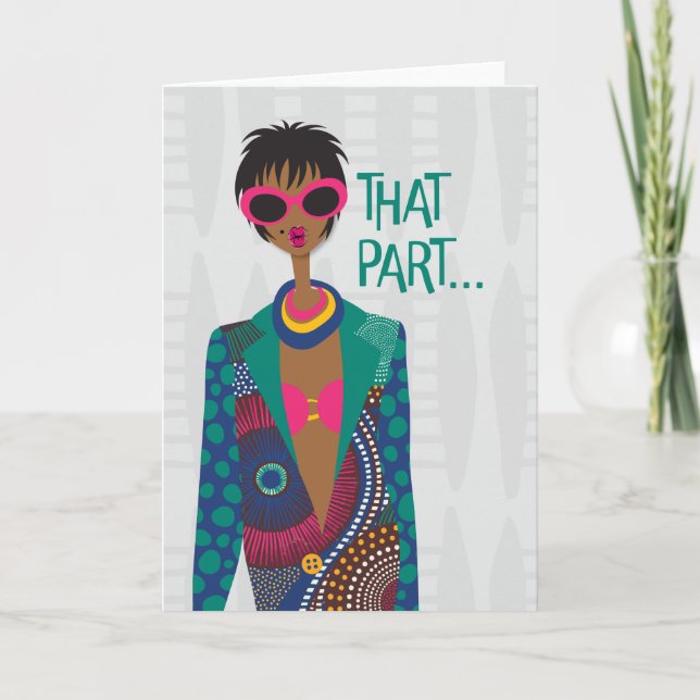 Carte De Remerciements Hey Gurl Hey - Cette partie (Devant)