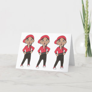 Carte De Remerciements Hiphop Hip hop Jazz Dance Classe