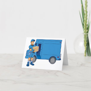 Carte De Remerciements Homme de livraison express