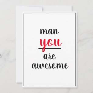 Carte De Remerciements Homme Tu Es Un Géant Gésture Homme