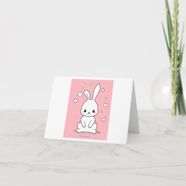 Carte De Remerciements Honney Bunny (Devant)