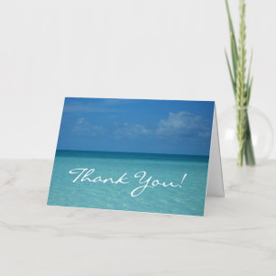 Carte de remerciements Horizon Caraïbes