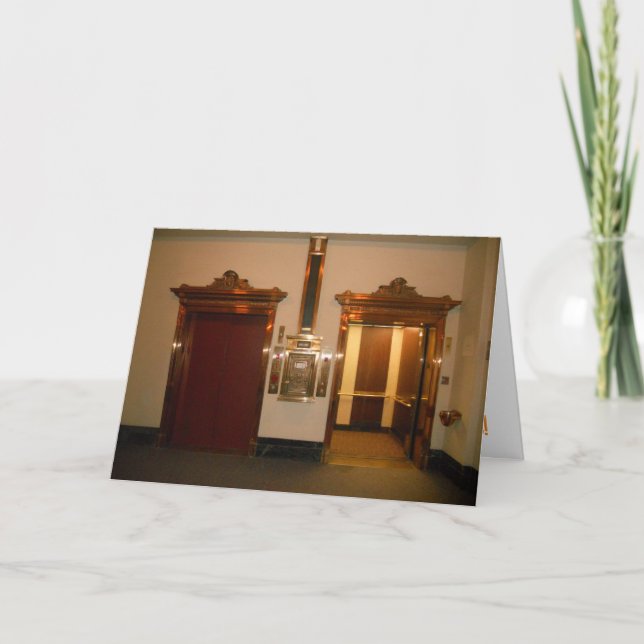 carte de remerciements "Hotel Duluth Lobby Elevato (Devant)