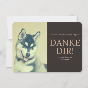 Carte De Remerciements Husky sibérien