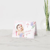 Hydrangea Blooms Girl Baby Photo Baptême