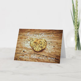 Carte De Remerciements I am My Beloved's - Scripture Card
