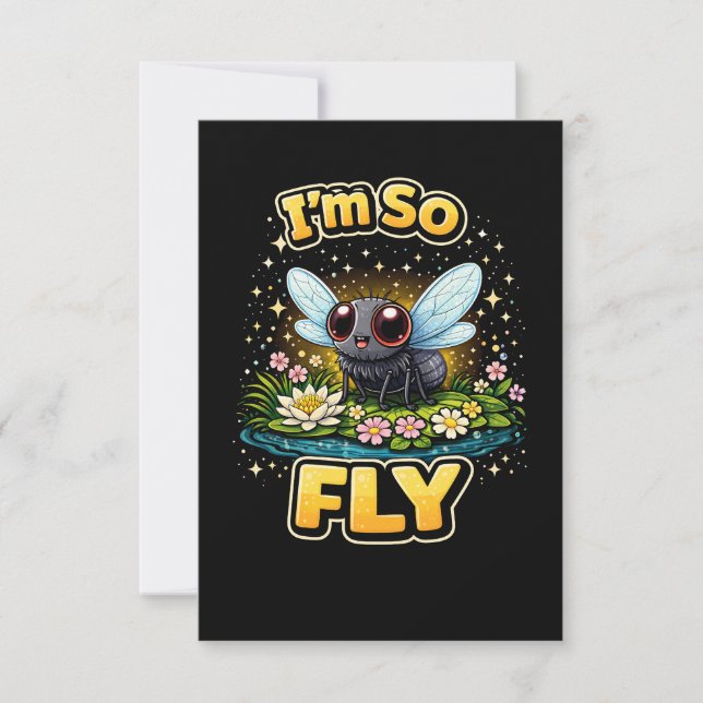 Carte De Remerciements I’m So Fly (Devant)