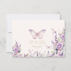 Carte De Remerciements Il Donne Sa Fête des mariées Fleur sauvage À Ses P