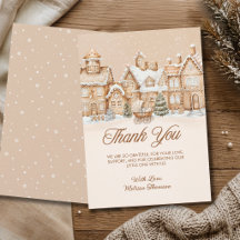 Il faut un village Baby Shower Gingerbread d'hiver