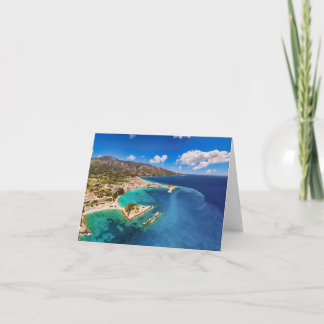 Carte De Remerciements Île de Samos, Grèce