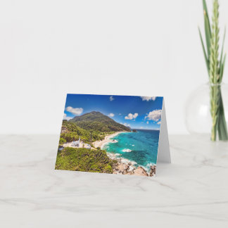Carte De Remerciements Île de Samos, Grèce