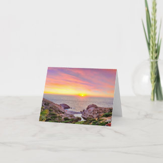 Carte De Remerciements Île d'Ikaria, Grèce