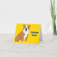 Illustration de Bulldog anglais jaune vif